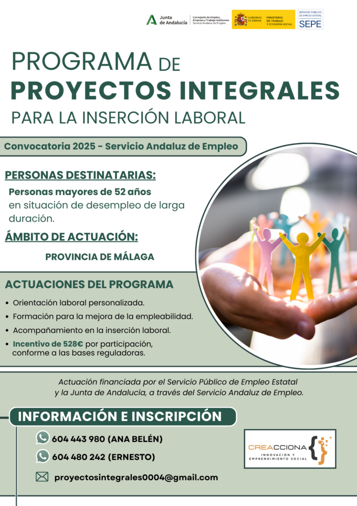 Programa que ayuda a las personas de más de 52 años a encontrar trabajo